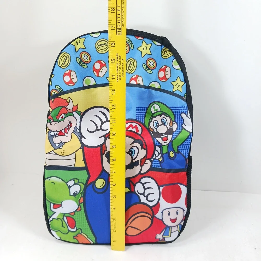 Super Mario Bros‎ 3 Piece Backpack Set Lunch Bag Pencil Case Nintendo Characters